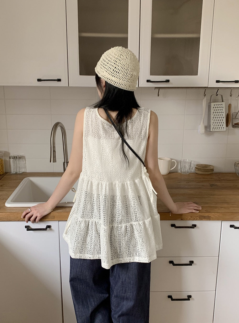 French Lace Side-Tie Corset
