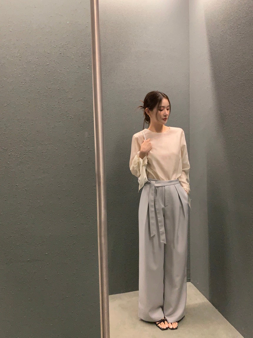 Minimalist Cuff Tie Design Shirt