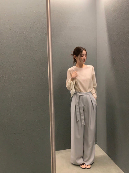 Minimalist Cuff Tie Design Shirt