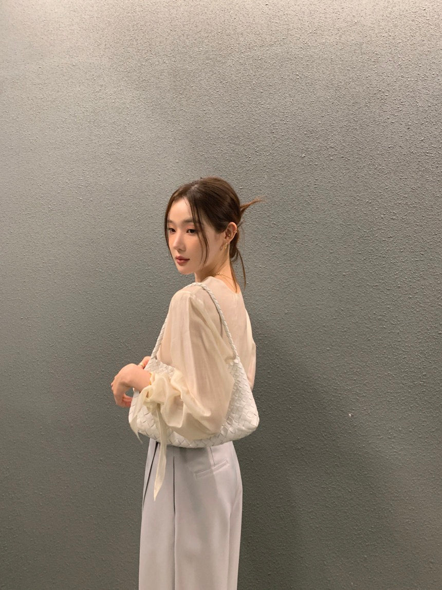 Minimalist Cuff Tie Design Shirt