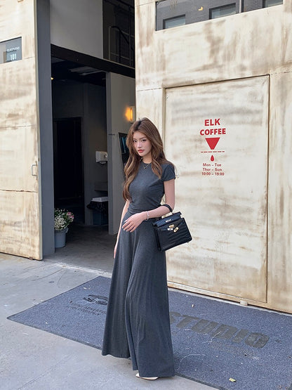 Backless Waist Top + Skirt Set