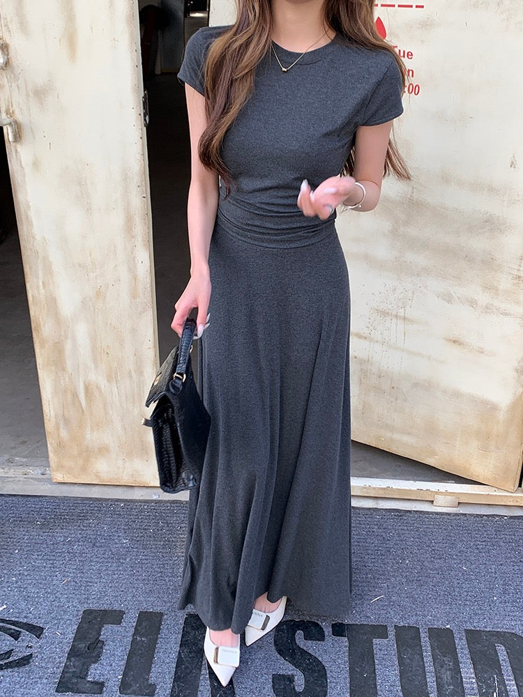 Backless Waist Top + Skirt Set