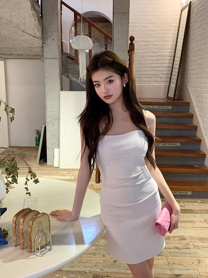 簡約氣質吊帶裙