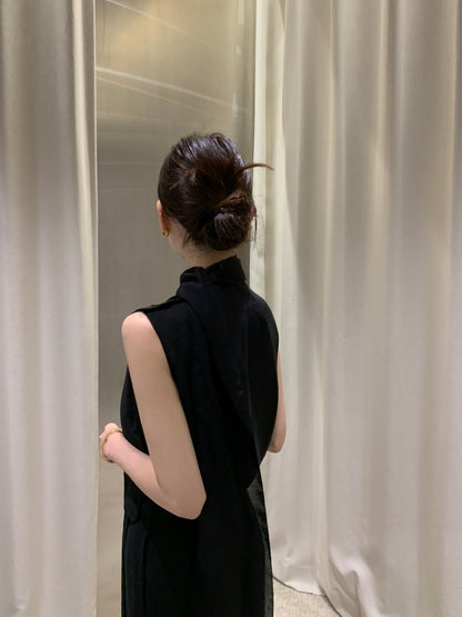 French Ribbon Sleeveless Top