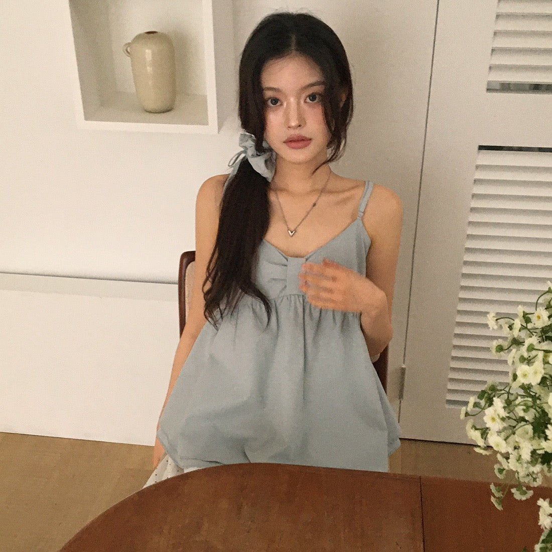 Double-layered Skirt Straps + Hairband