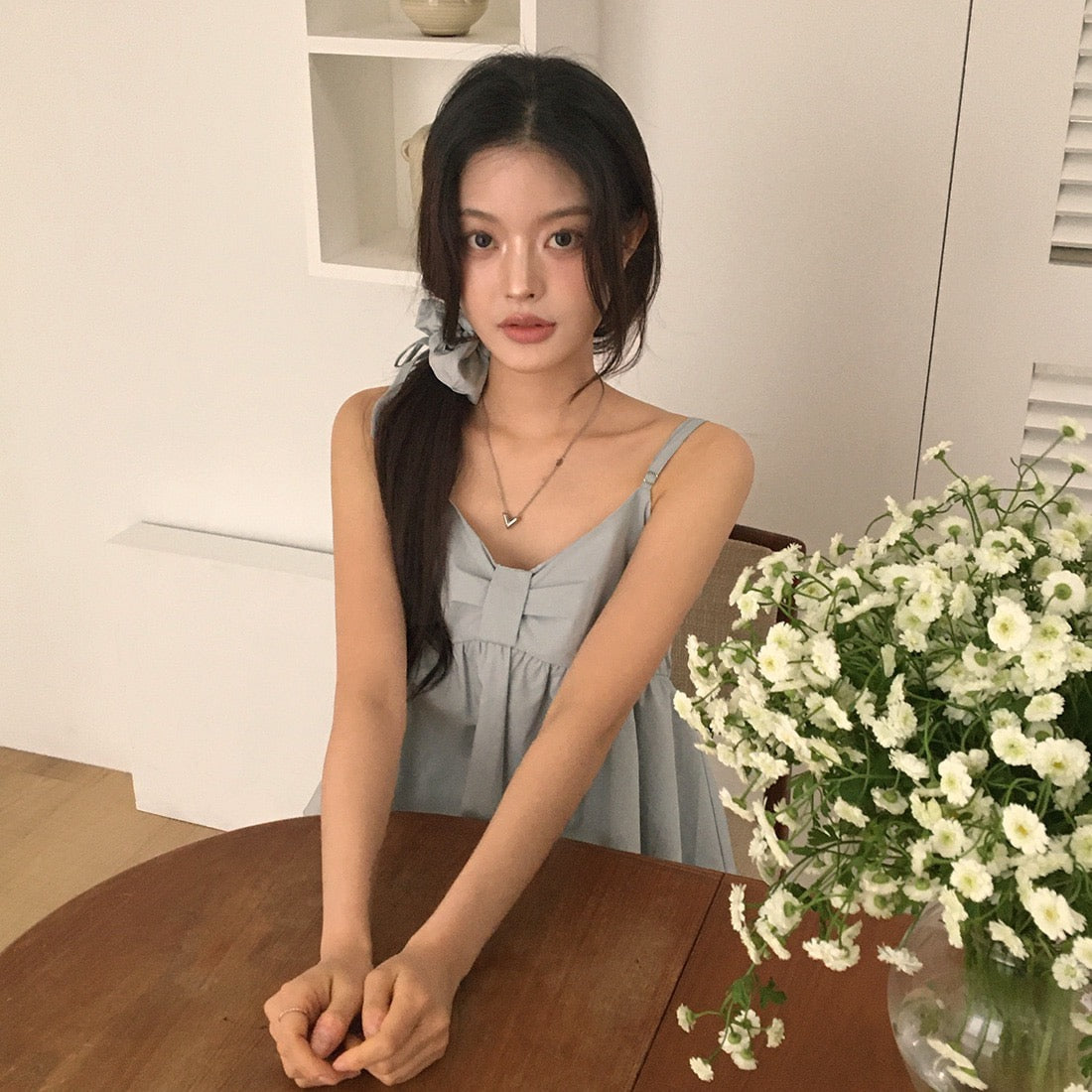 Double-layered Skirt Straps + Hairband