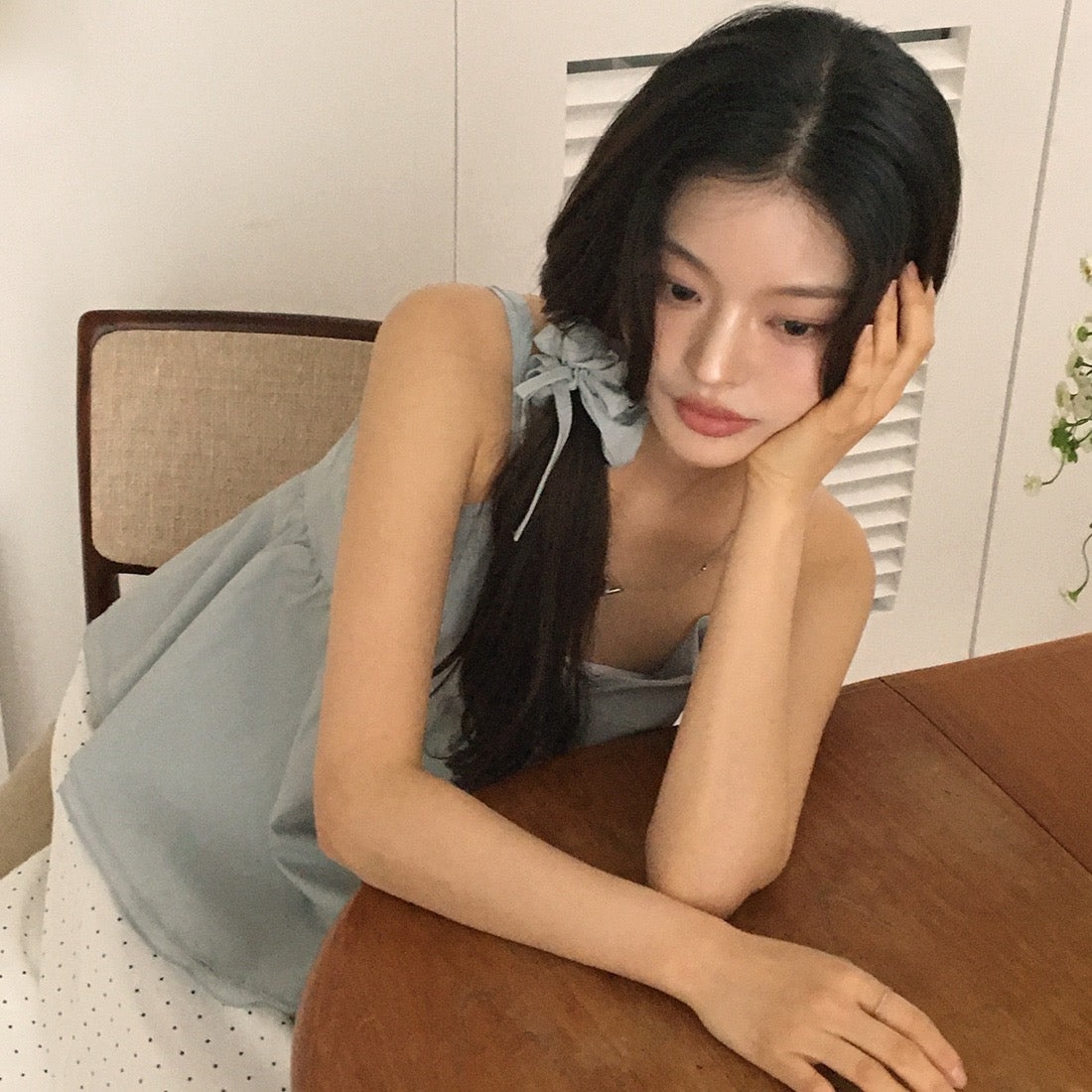 Double-layered Skirt Straps + Hairband