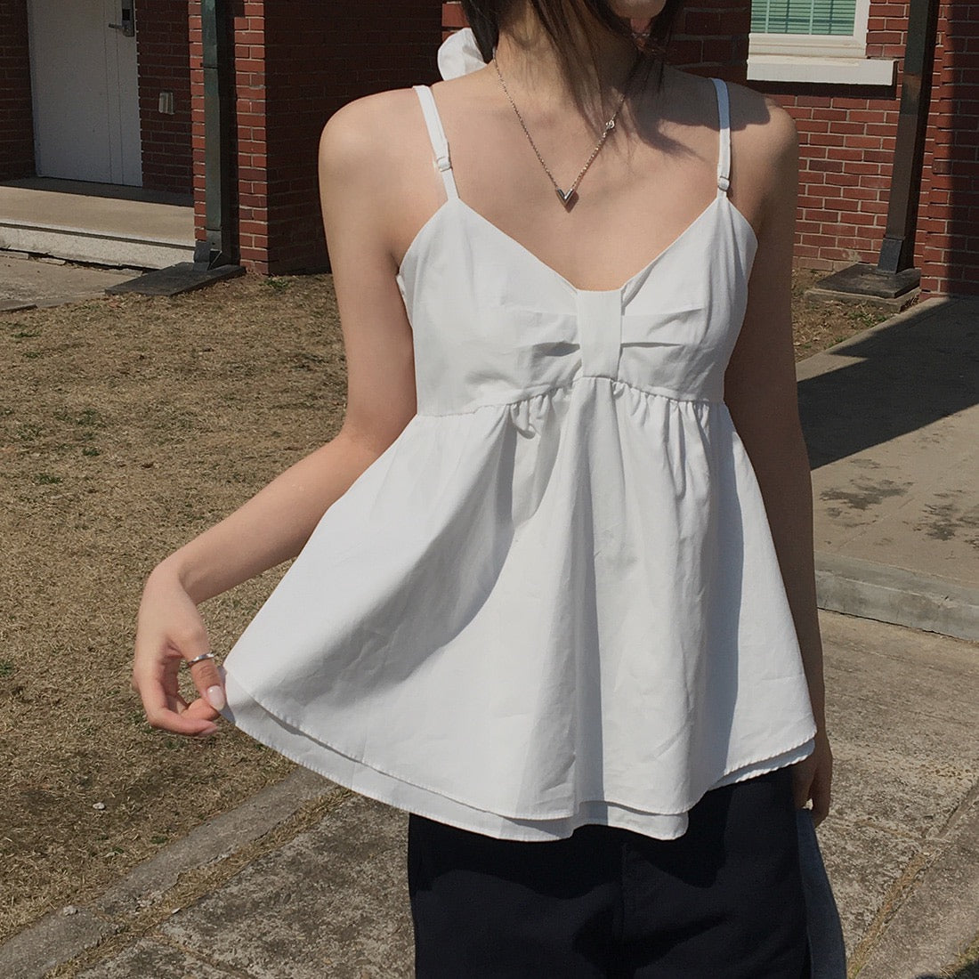 Double-layered Skirt Straps + Hairband