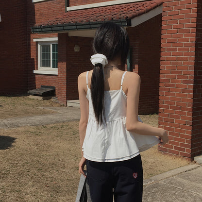 Double-layered Skirt Straps + Hairband