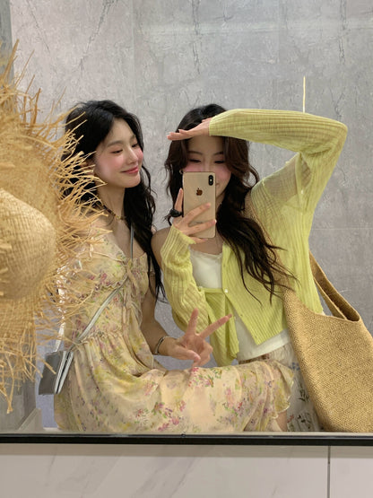 Loose Sun-Protective Knit Cardigan