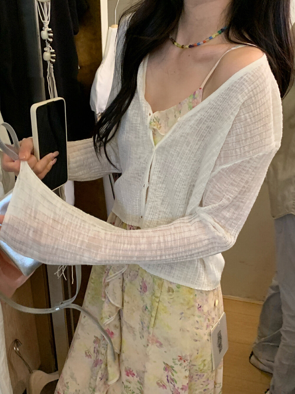 Loose Sun-Protective Knit Cardigan