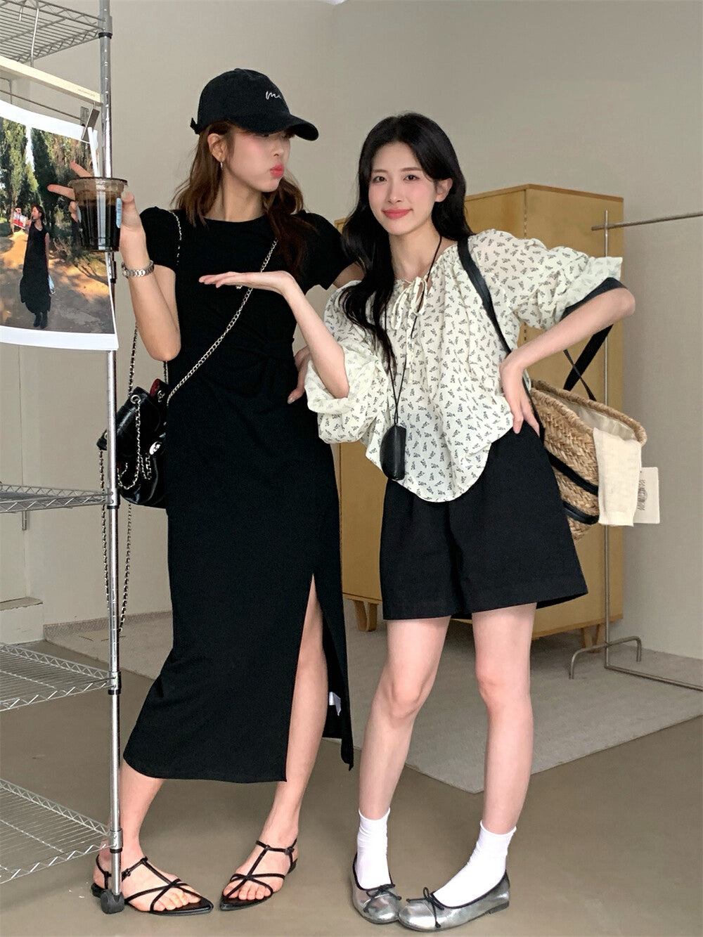 Knot Design Slim Fit Slit Dress