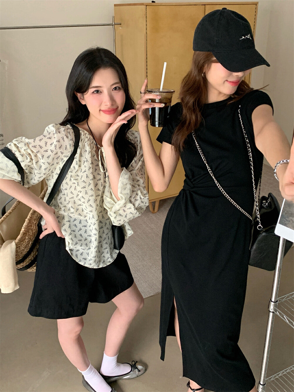 Knot Design Slim Fit Slit Dress