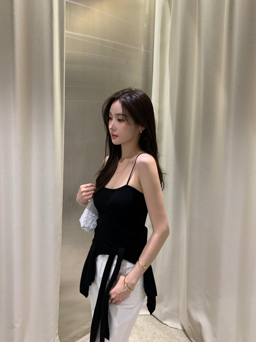 Minimalist Knit Camisole + Jacket Set