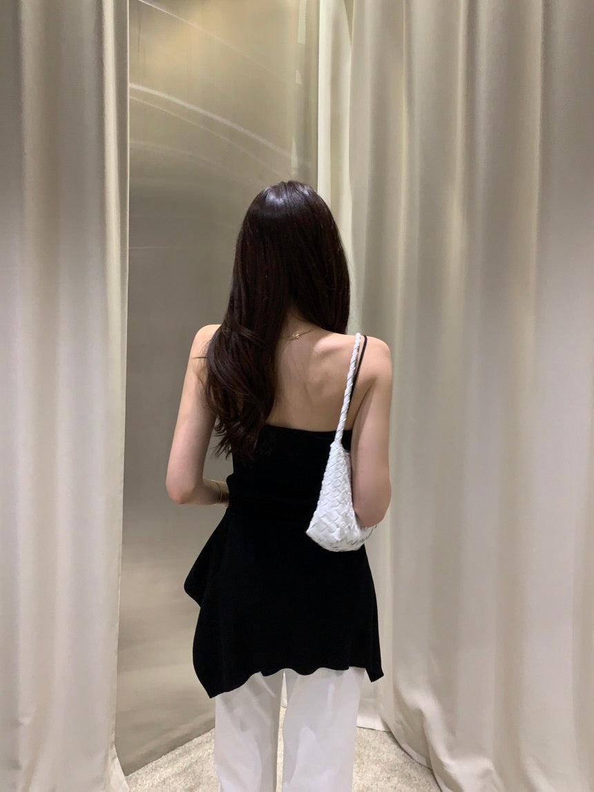 Minimalist Knit Camisole + Jacket Set