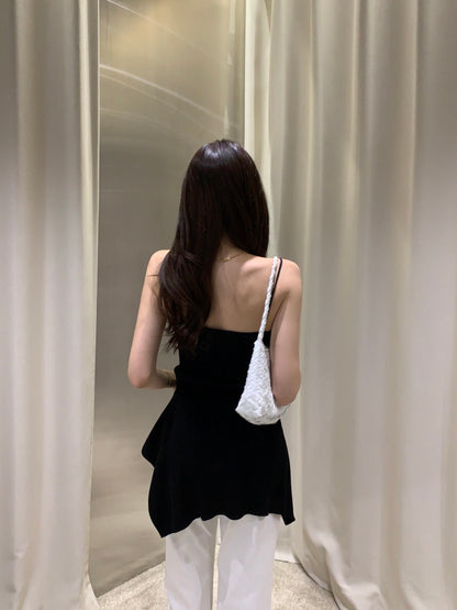 Minimalist Knit Camisole + Jacket Set