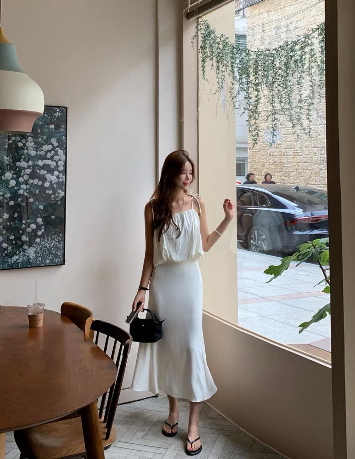 French-style Suspender + Mermaid Skirt Set