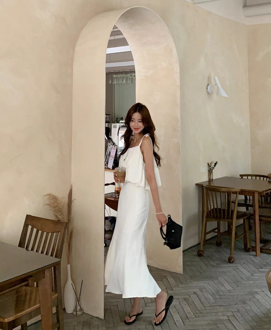 French-style Suspender + Mermaid Skirt Set