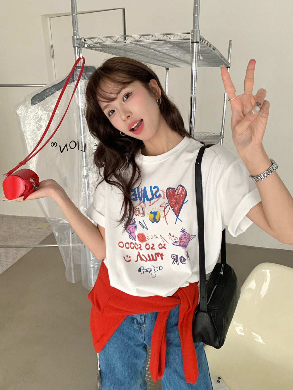 卡通塗鴉趣味T恤