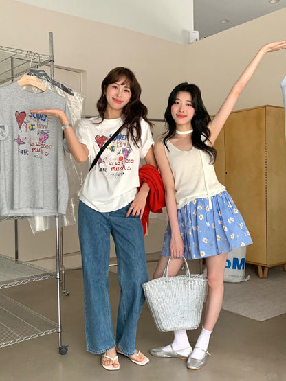 卡通塗鴉趣味T恤