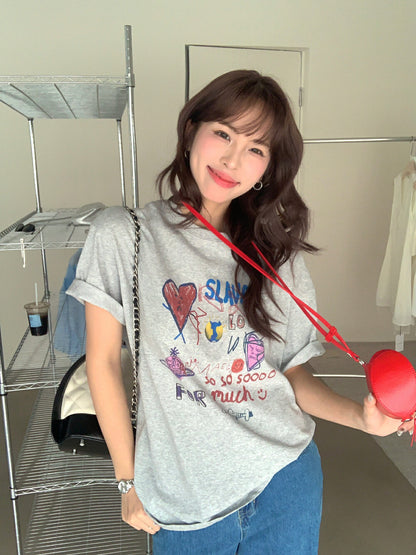 卡通塗鴉趣味T恤