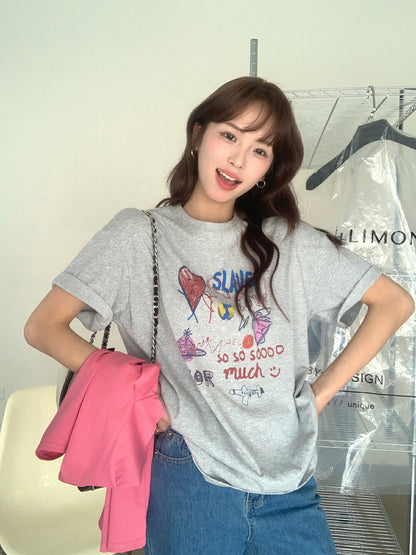 卡通塗鴉趣味T恤