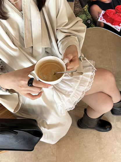 甜美花邊蛋糕蓬蓬裙