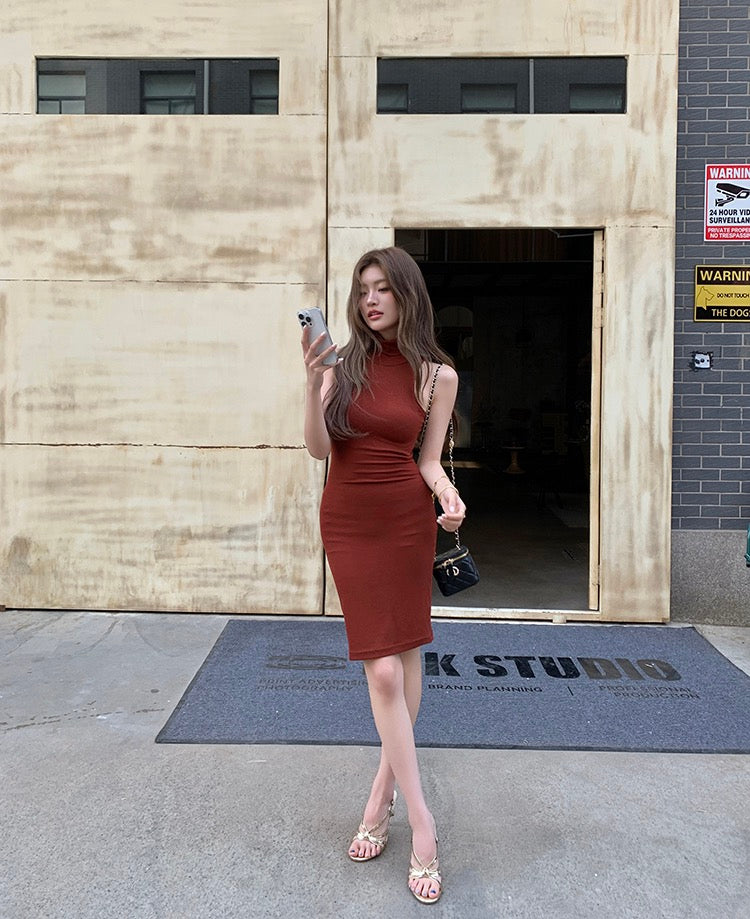 修身顯瘦包臀連身裙