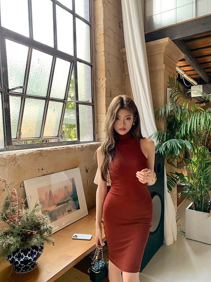 修身顯瘦包臀連身裙