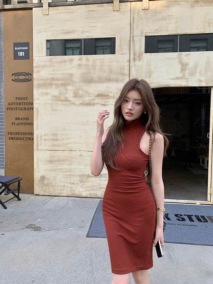 修身顯瘦包臀連身裙