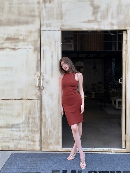 修身顯瘦包臀連身裙