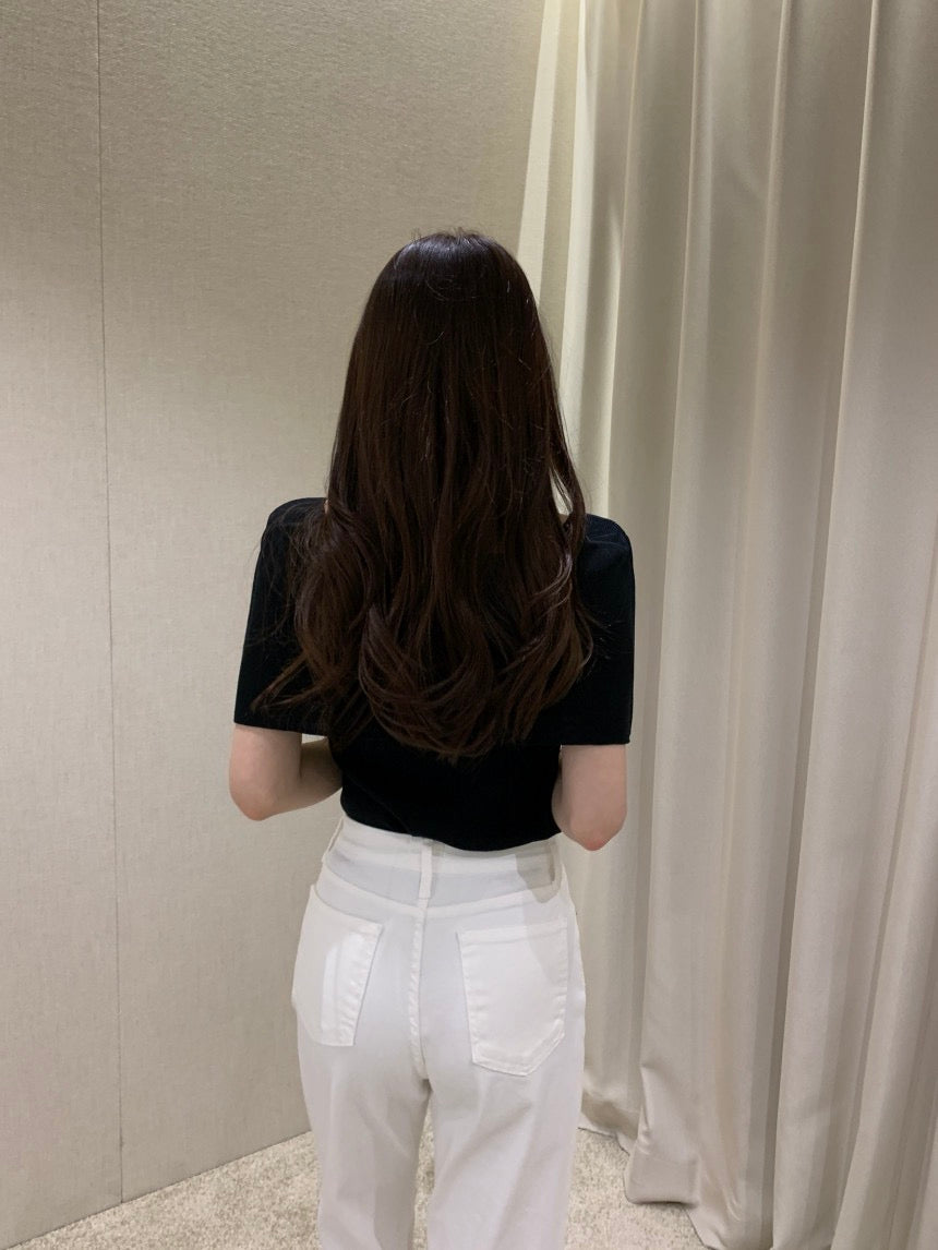 French-Style Chic Shawl Knit Top