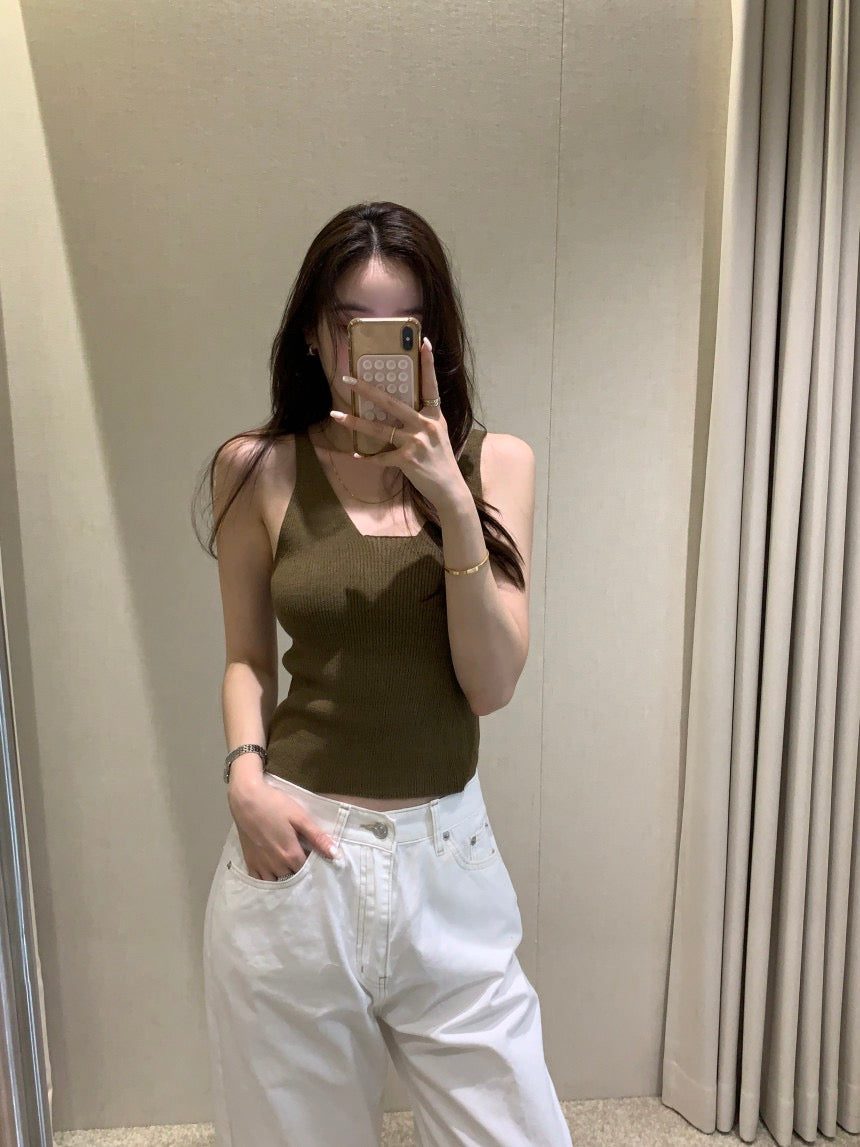 百搭氣質針織背心