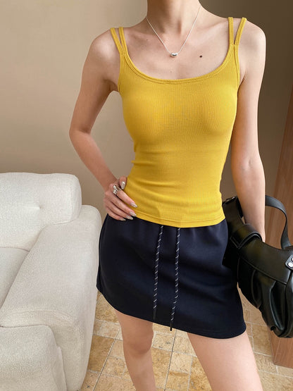 大U領連Pad雙肩帶吊帶