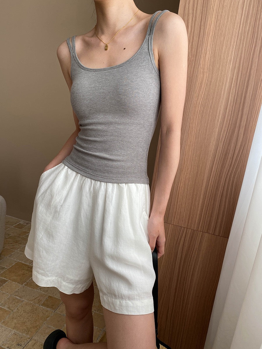 大U領連Pad雙肩帶吊帶