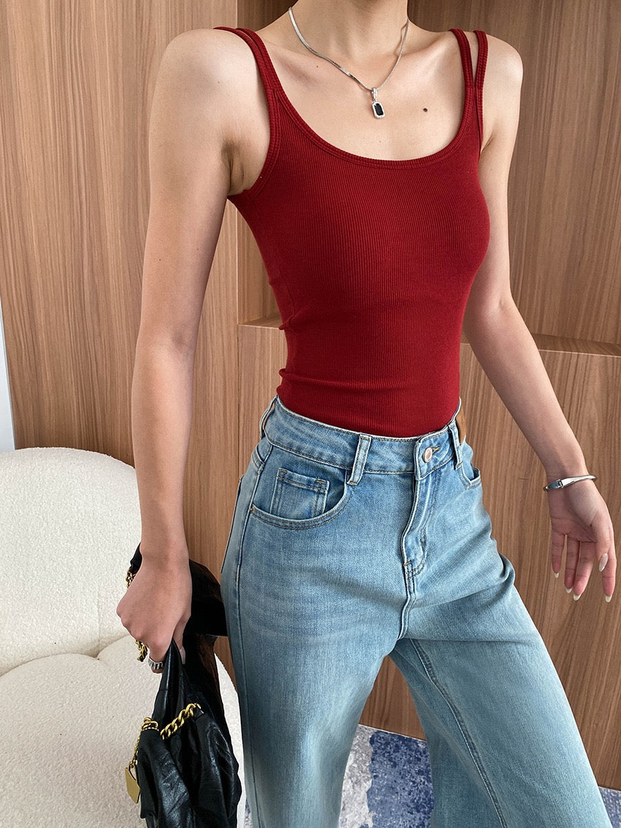 大U領連Pad雙肩帶吊帶