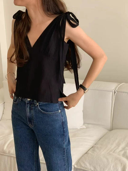 Bow Tie Strap Tank Top