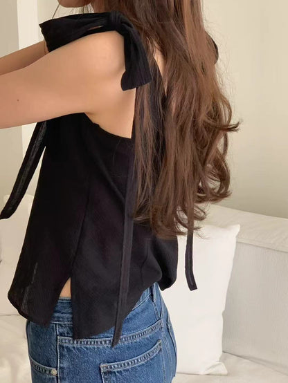 Bow Tie Strap Tank Top