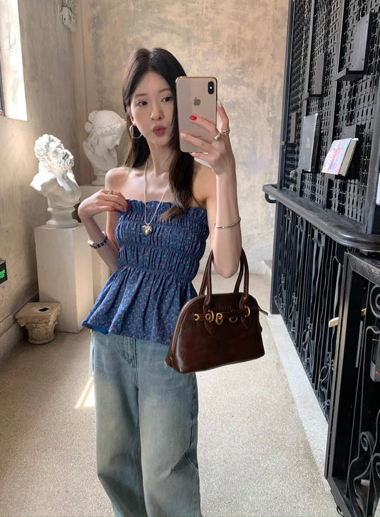 Ruched Two-Way Bandeau/Skirt