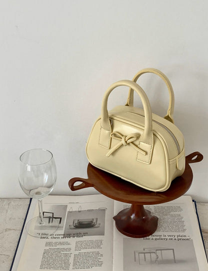 蝴蝶結迷你可愛手提包