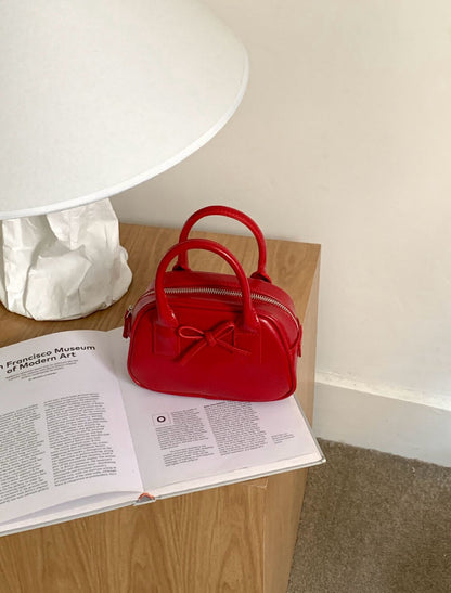 蝴蝶結迷你可愛手提包