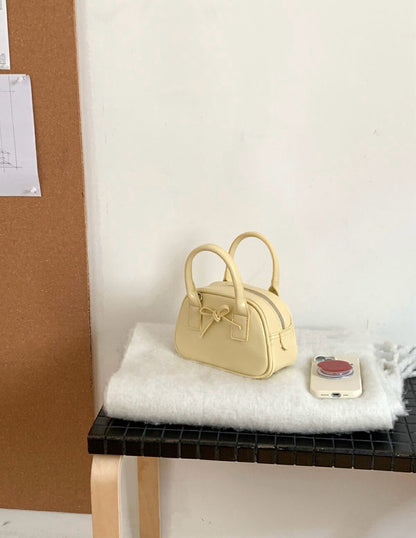 蝴蝶結迷你可愛手提包