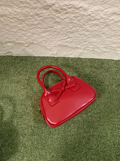 蝴蝶結迷你可愛手提包