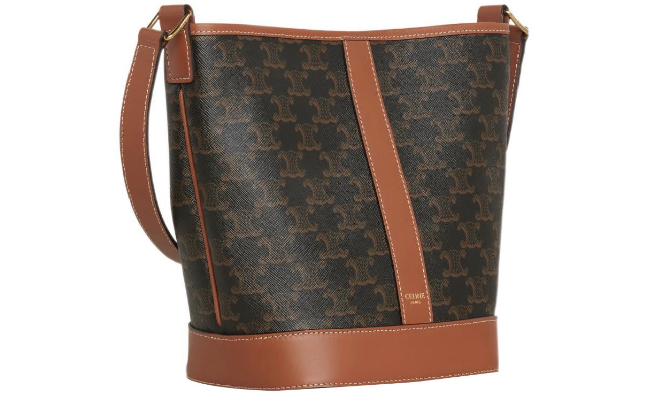 經典老花水桶包