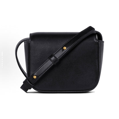 凱旋門亮澤牛皮迷你斜挎包