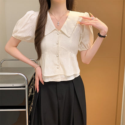 甜美娃娃領恤衫