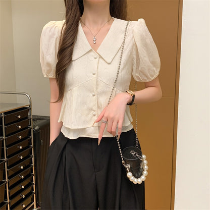 甜美娃娃領恤衫