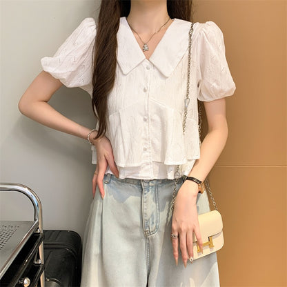 甜美娃娃領恤衫