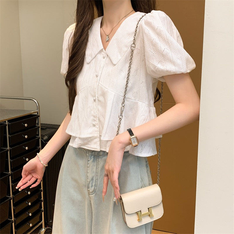 甜美娃娃領恤衫