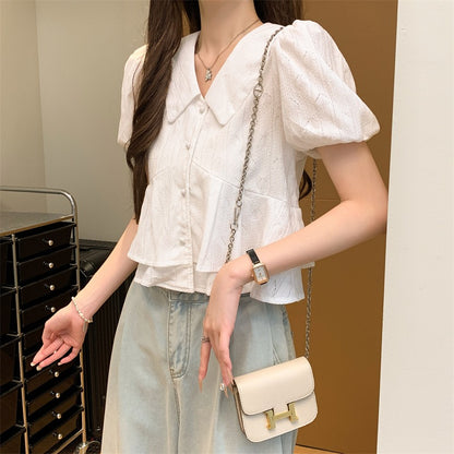 甜美娃娃領恤衫